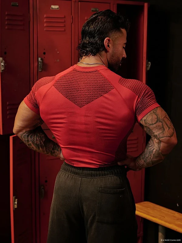 YOUNGAL Fitness Sports Quick-drying Breathable Tight T-shirts - Image 13