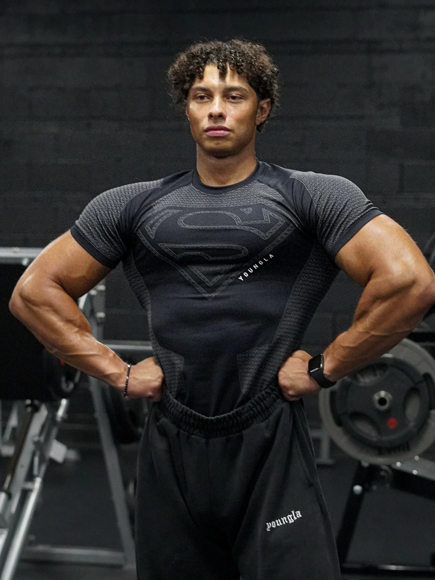 YOUNGAL Fitness Sports Quick-drying Breathable Tight T-shirts - Image 6