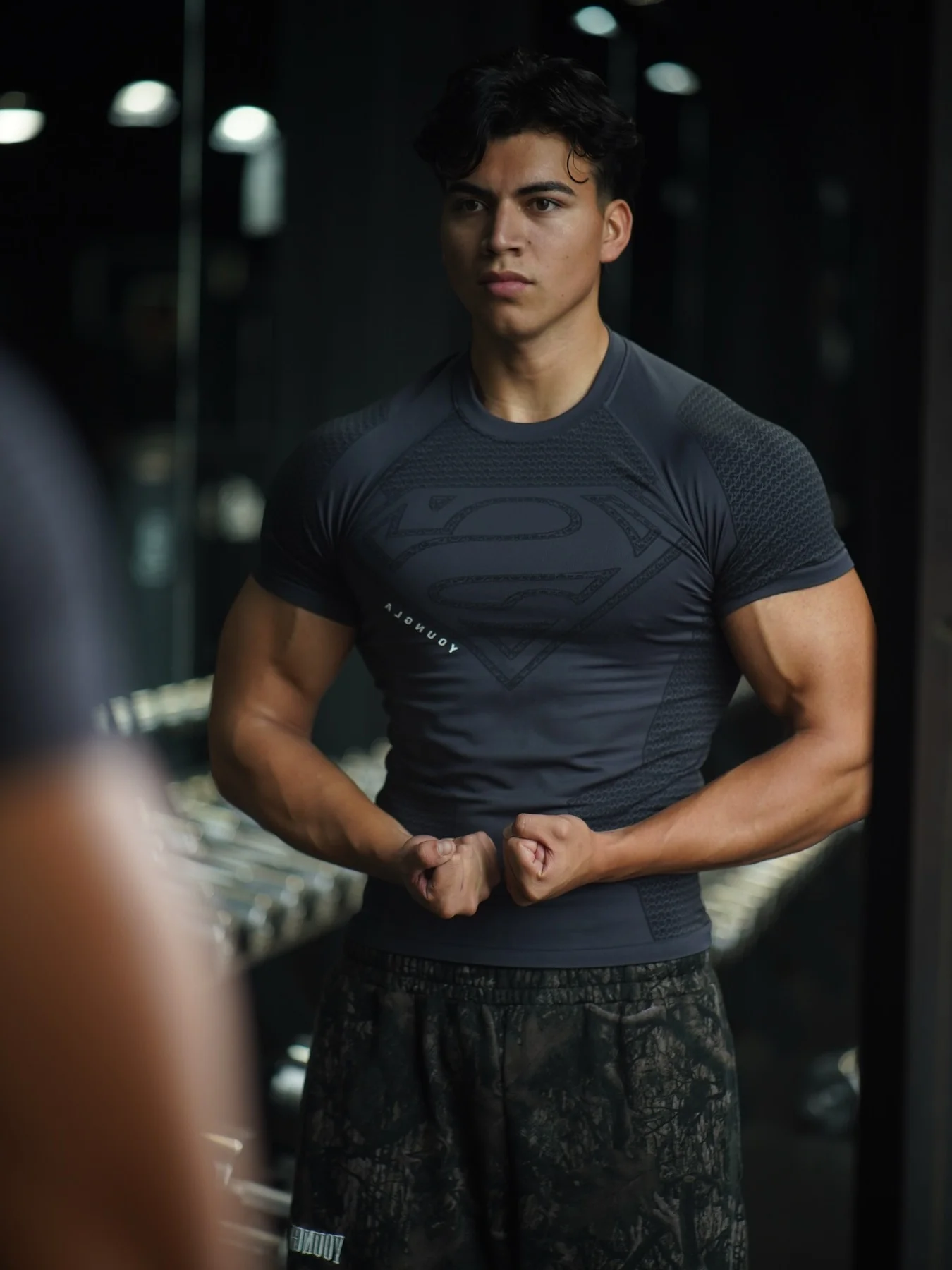 YOUNGAL Fitness Sports Quick-drying Breathable Tight T-shirts - Image 7