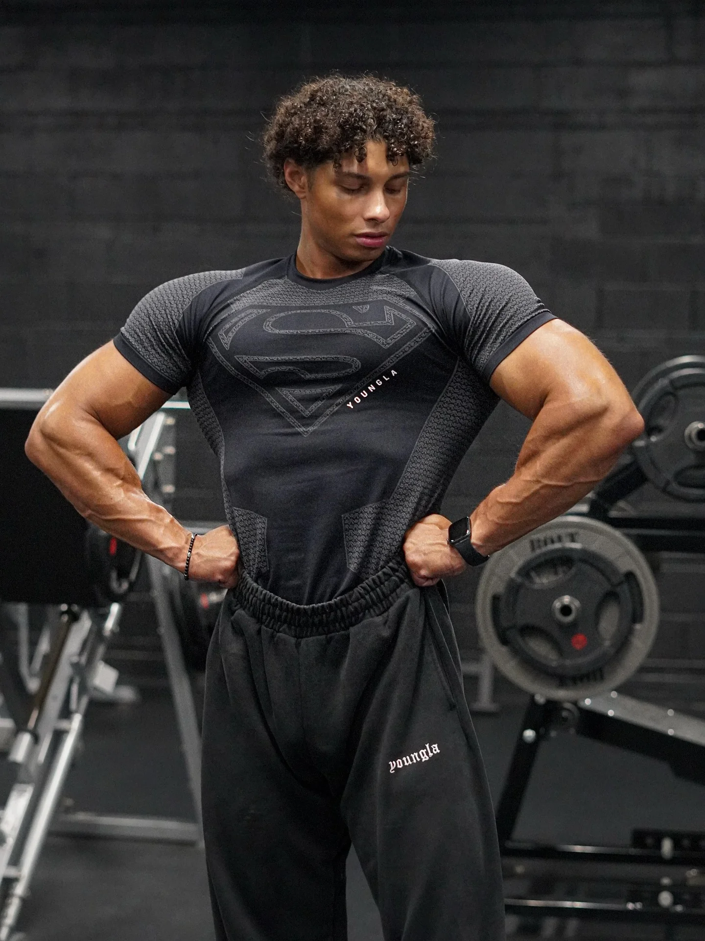 YOUNGAL Fitness Sports Quick-drying Breathable Tight T-shirts - Image 8