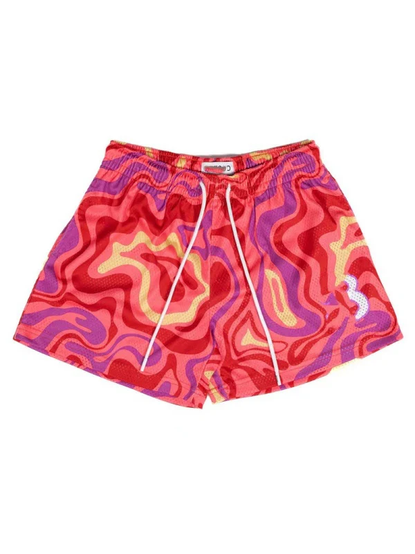 Mesh Quick-drying Loose-fit Four Points Fitness Shorts - Image 2