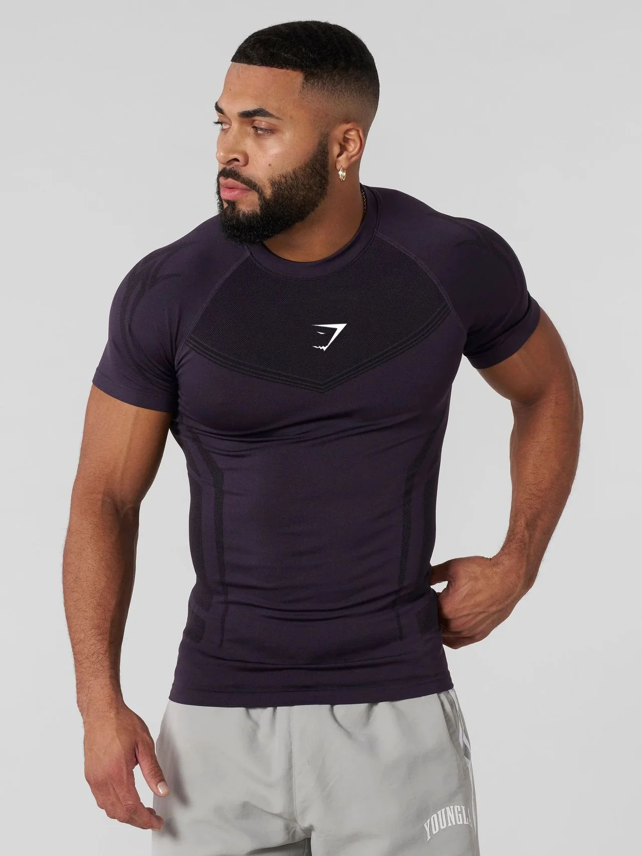 GYMSHARK Tight Fitness Quick-drying T-shirts - Image 12