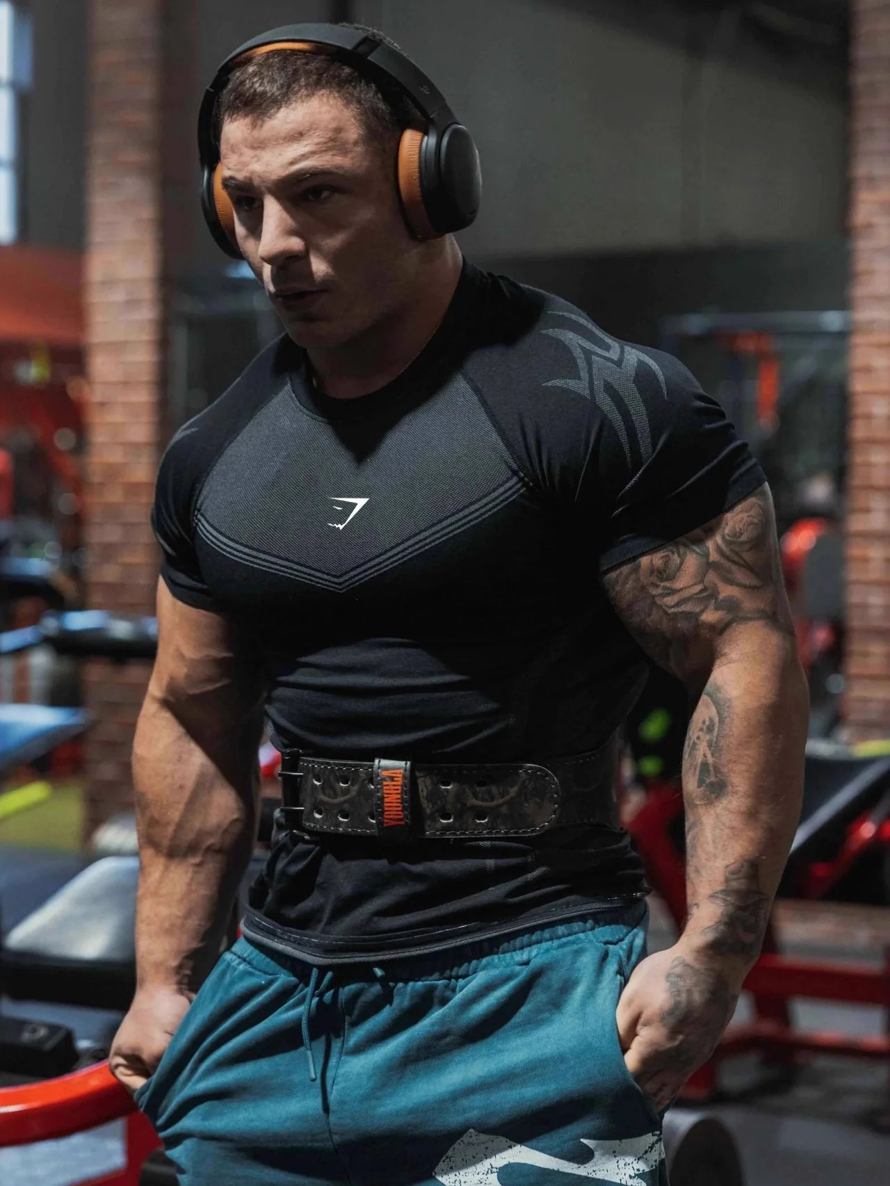 GYMSHARK Tight Fitness Quick-drying T-shirts - Image 3