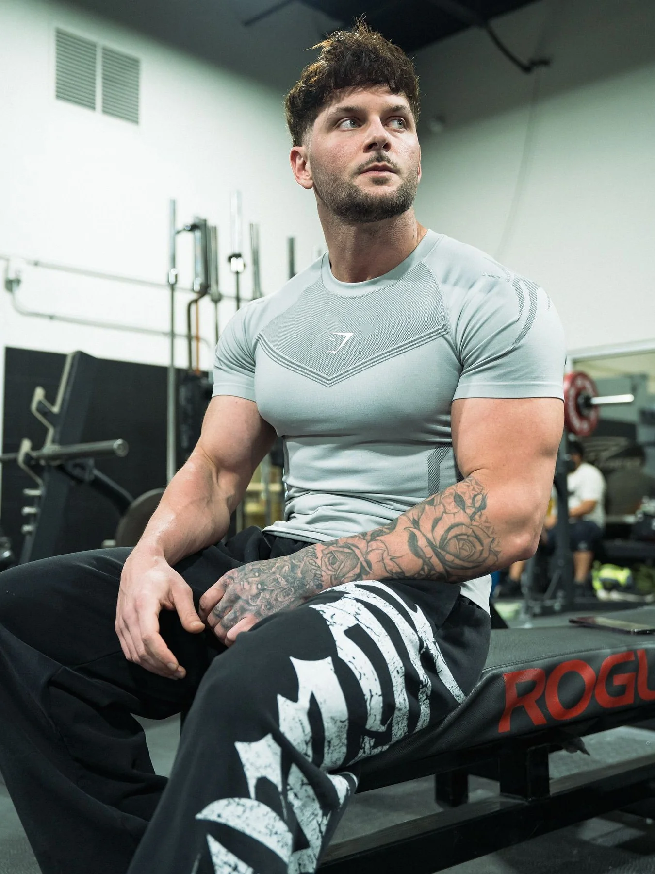 GYMSHARK Tight Fitness Quick-drying T-shirts - Image 7