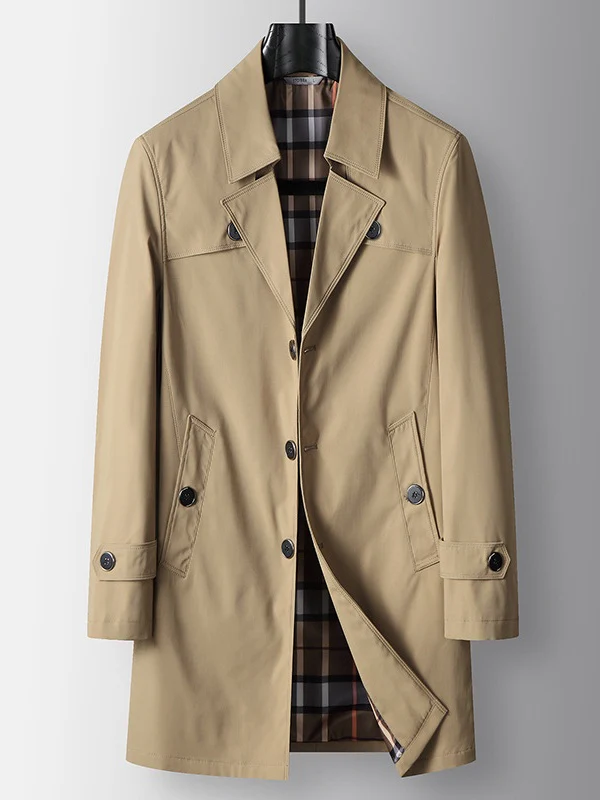 Longline Business Non-iron Leisure Trench Coats - Image 10