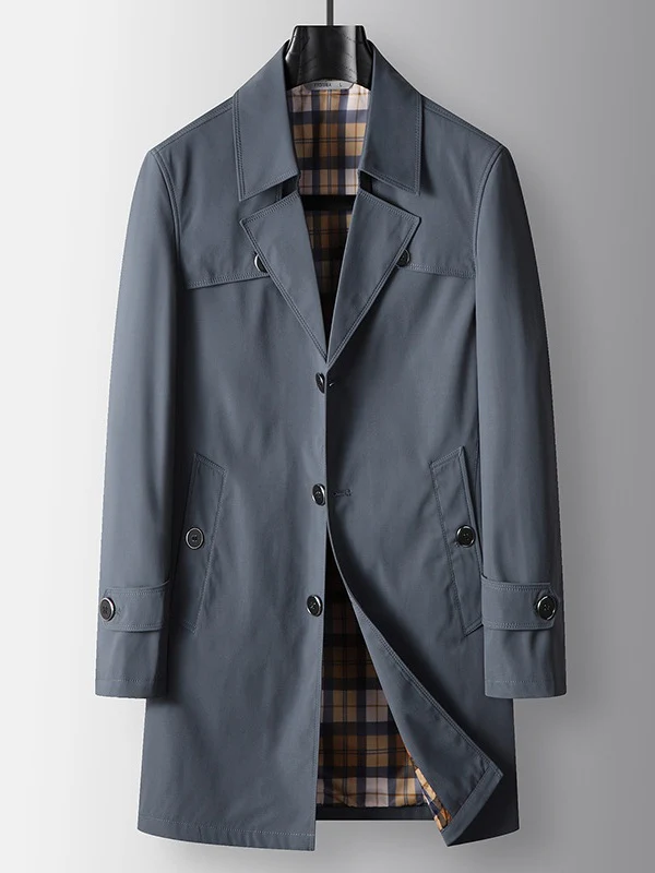 Longline Business Non-iron Leisure Trench Coats - Image 11