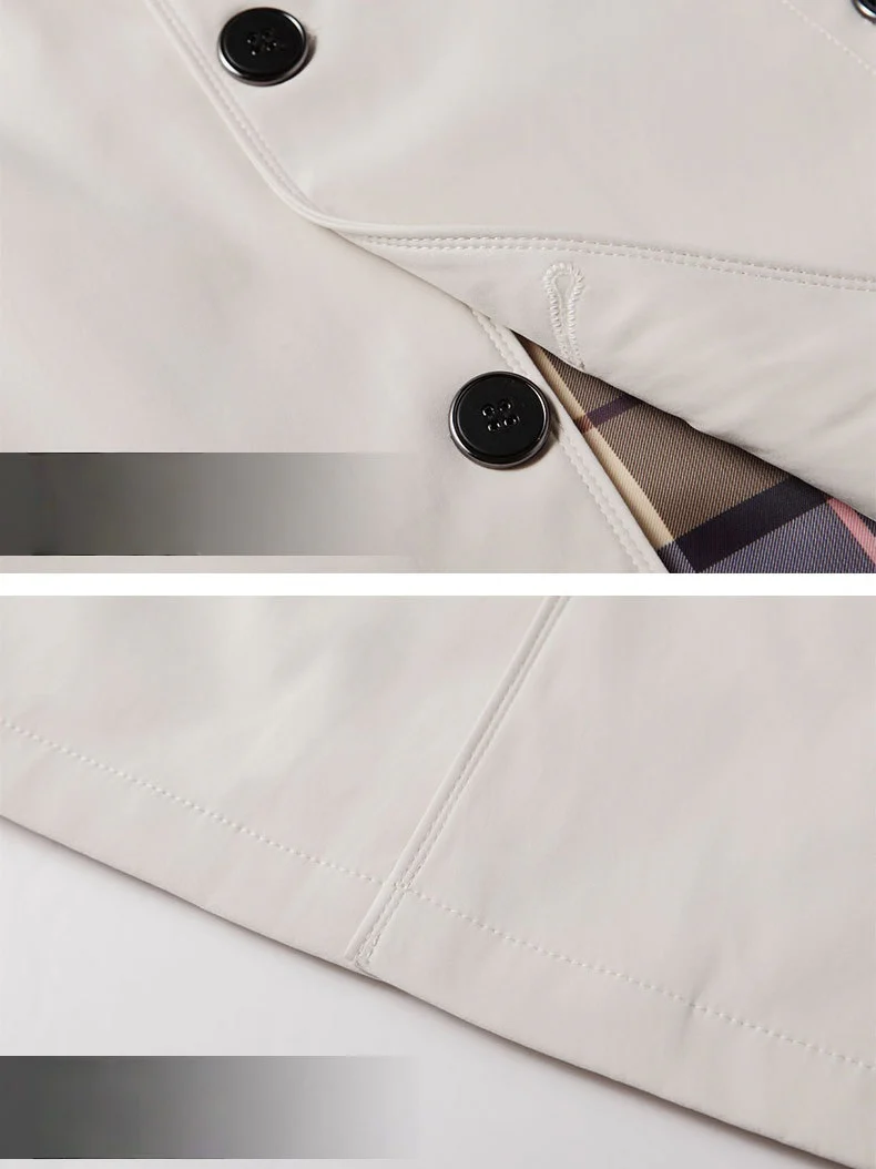 Longline Business Non-iron Leisure Trench Coats - Image 6