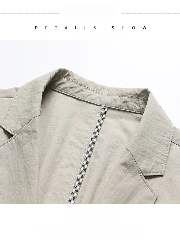 Business Single-Breasted Suit Jacket - Image 4