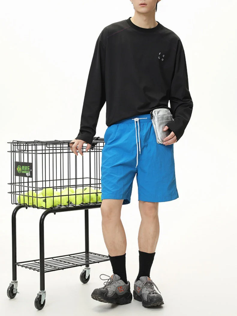 UV-Protection Color-Block Top-Stitched Long-Sleeve Tee - Image 9