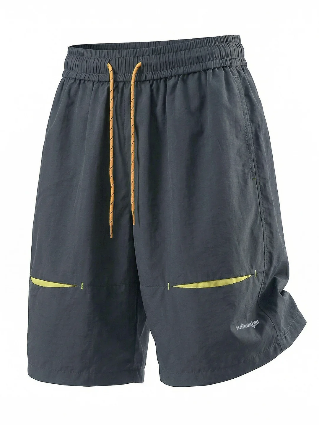 Embroidery Water-repellent Sports Breathable Color-blocked Five Points Shorts - Image 4