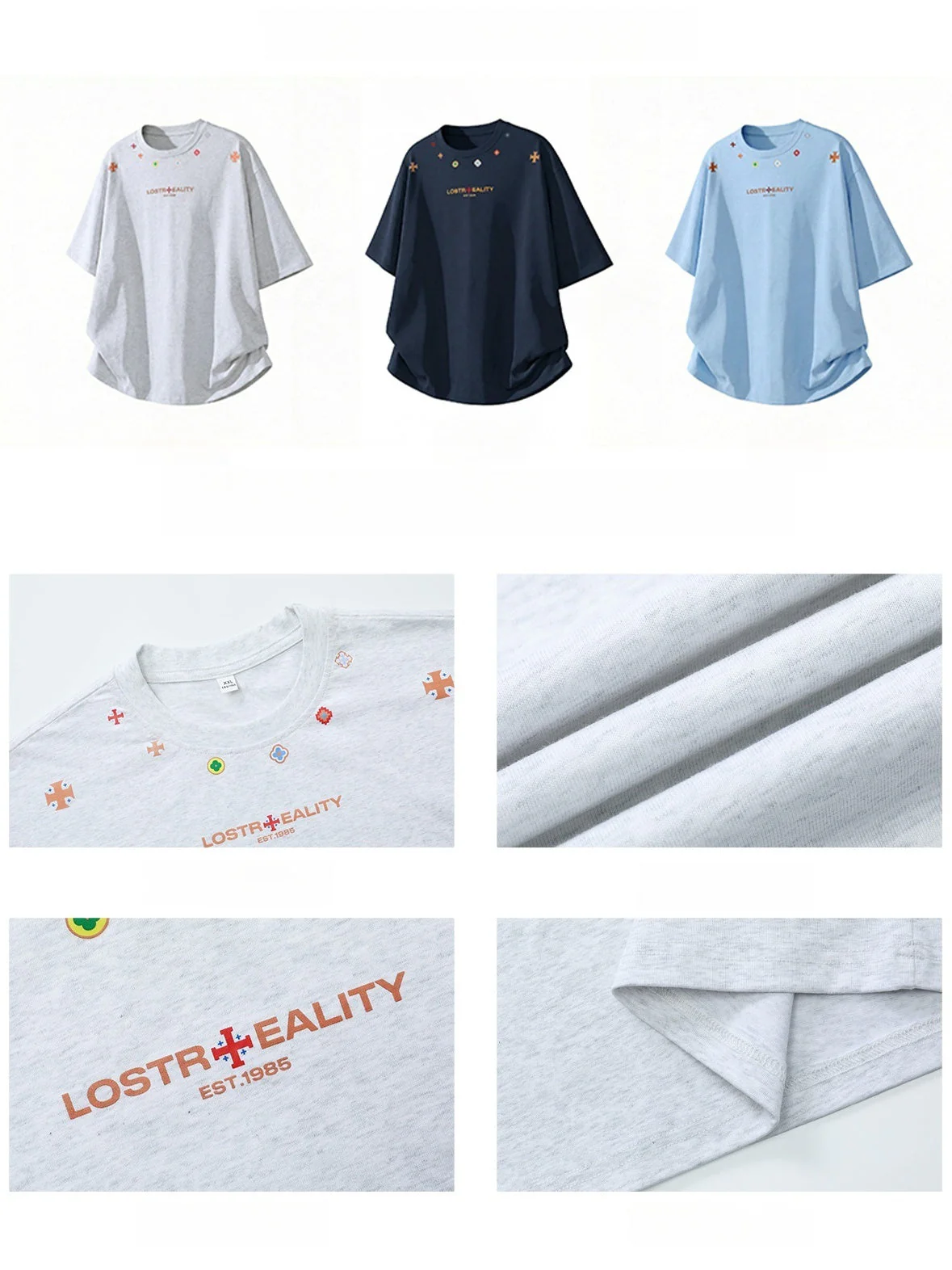 Ethnic Style Color Printed T-shirts - Image 10