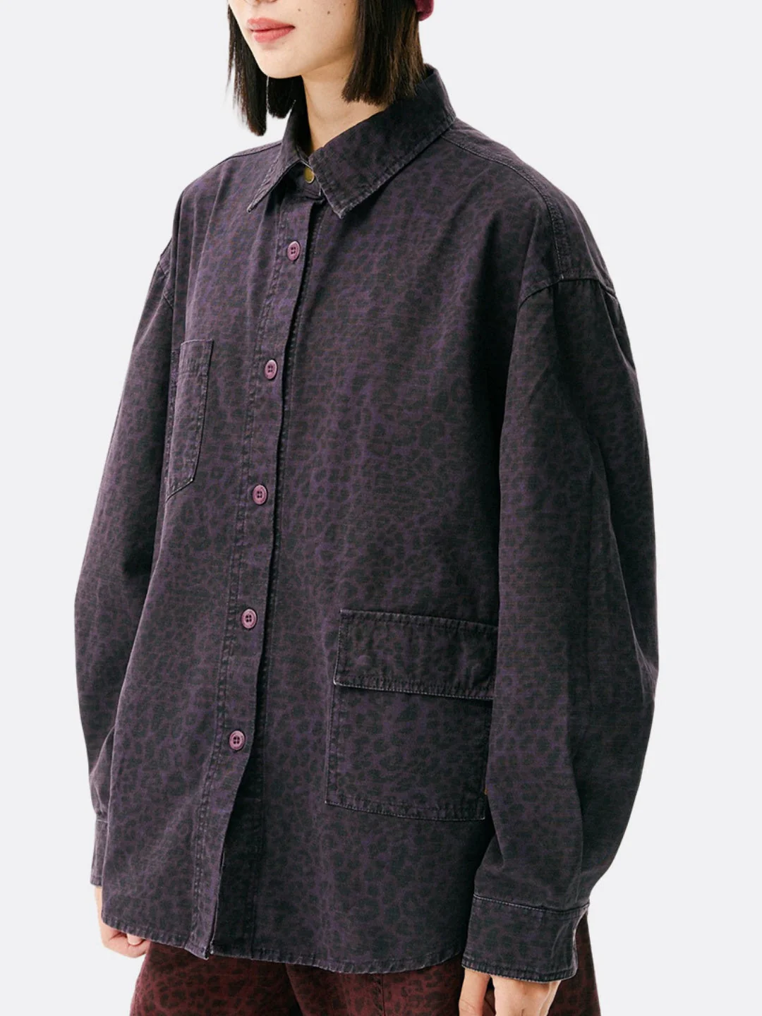 Vintage Leopard-Camo Long-Sleeve Shirt - Image 6