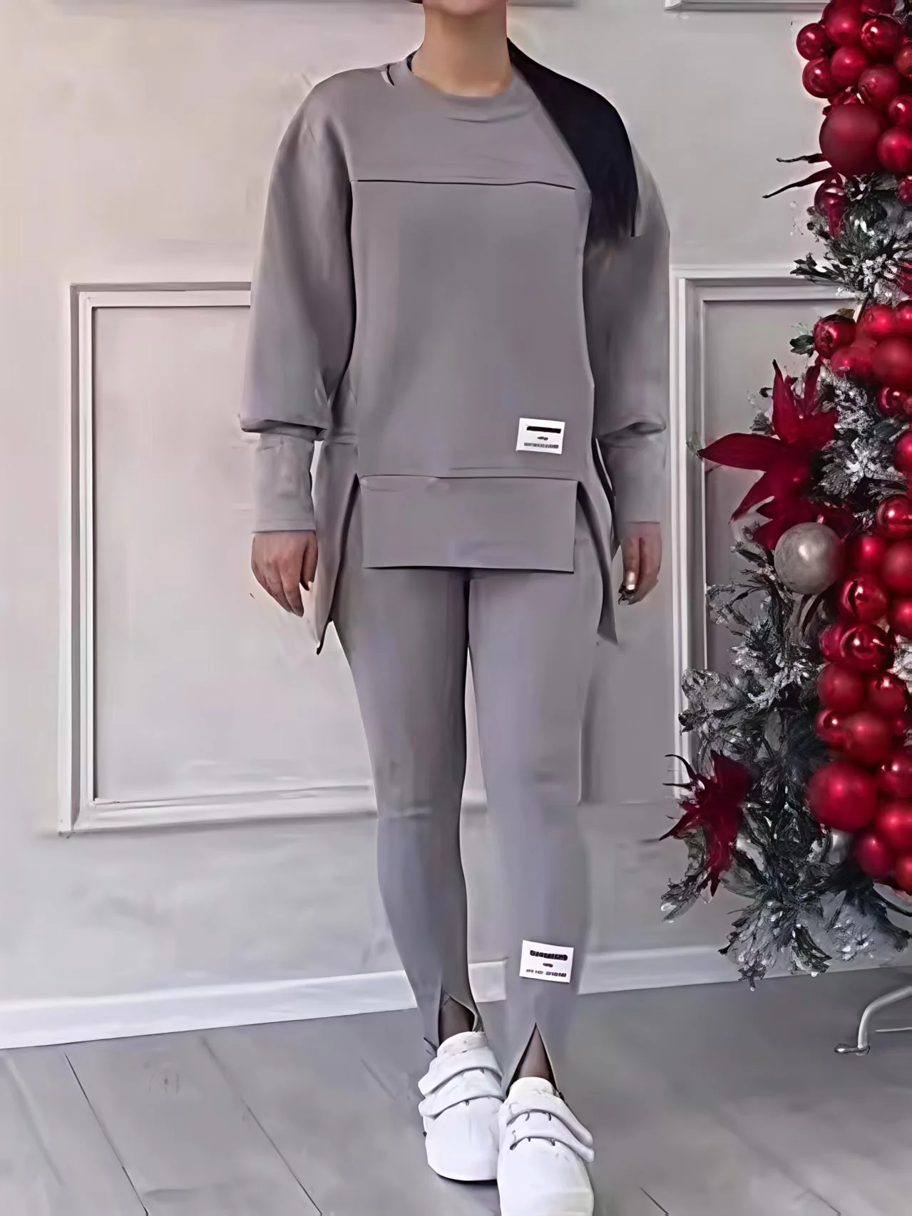 Sweatshirts Pants Sports Leisure 2-piece Sets - Image 5
