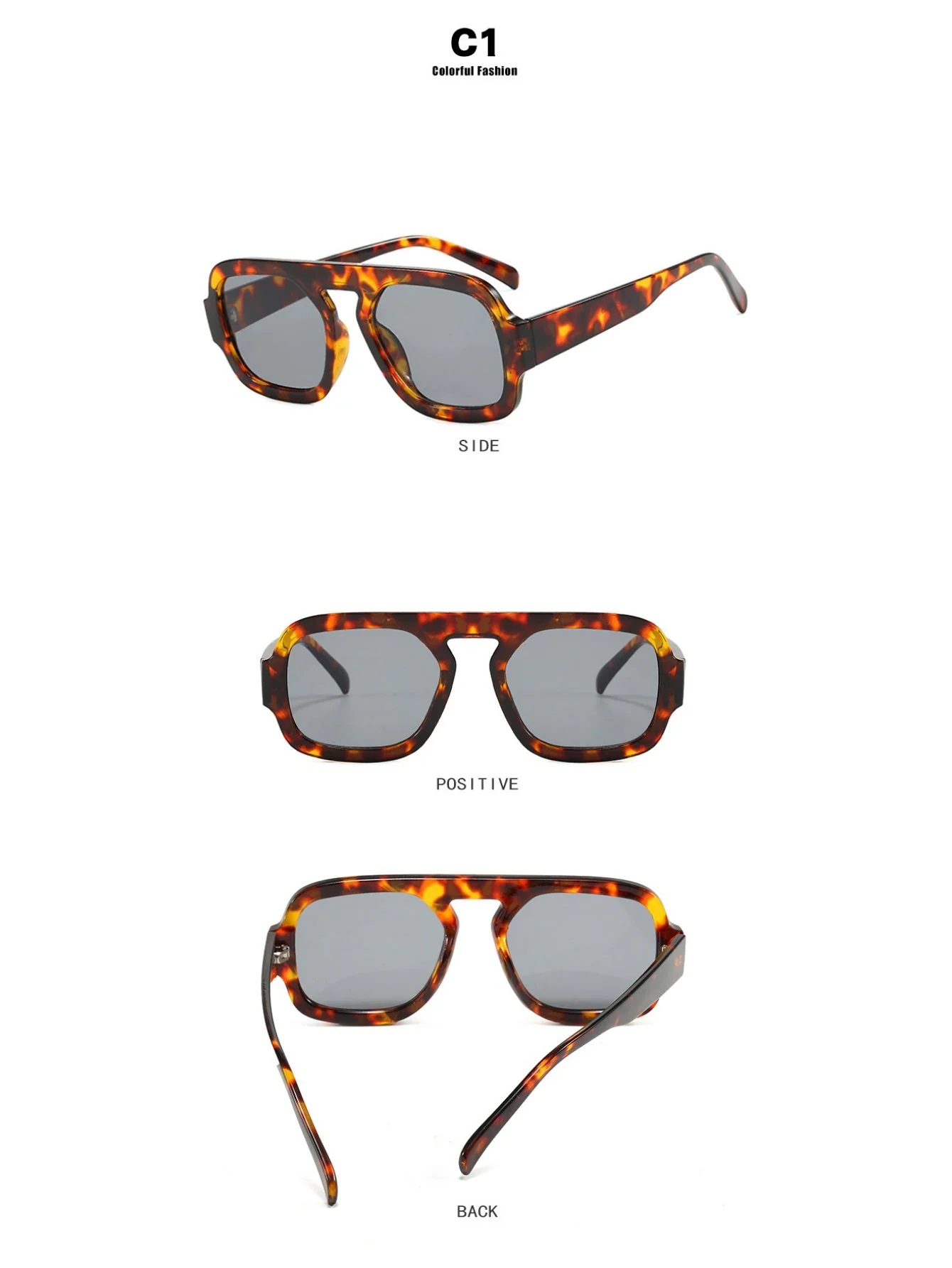 Leopard Print Sunglasses - Image 5