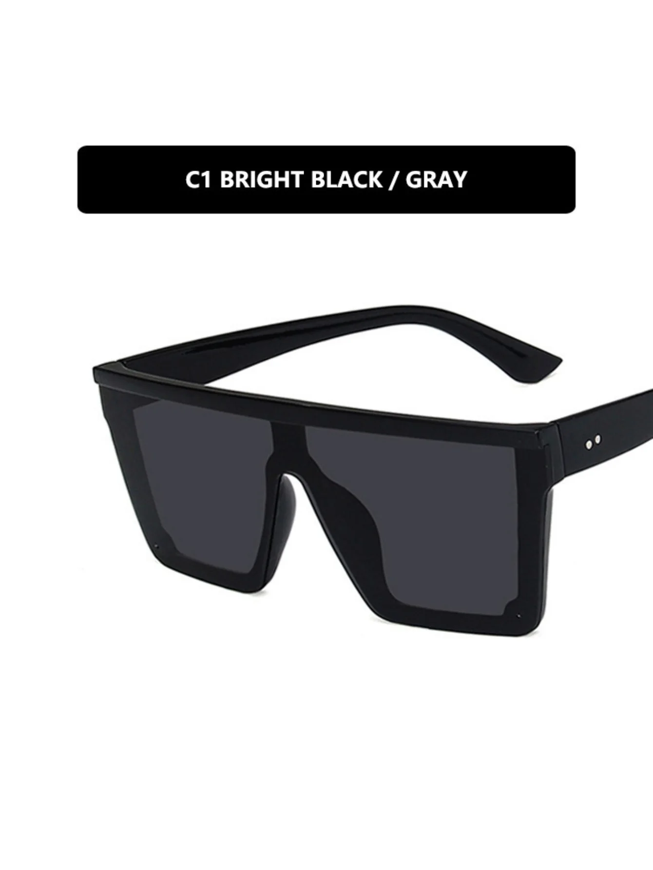 Trendy Oversized Sunglasses - Image 5