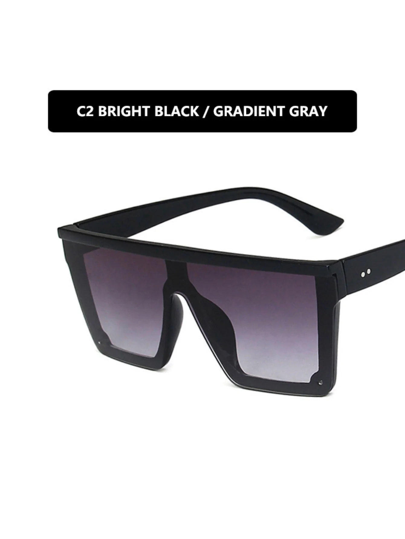 Trendy Oversized Sunglasses - Image 7
