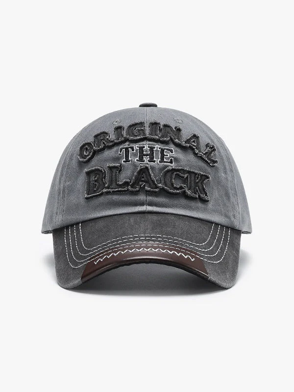 Distressed Embroidery Letter Baseball Caps - Image 7