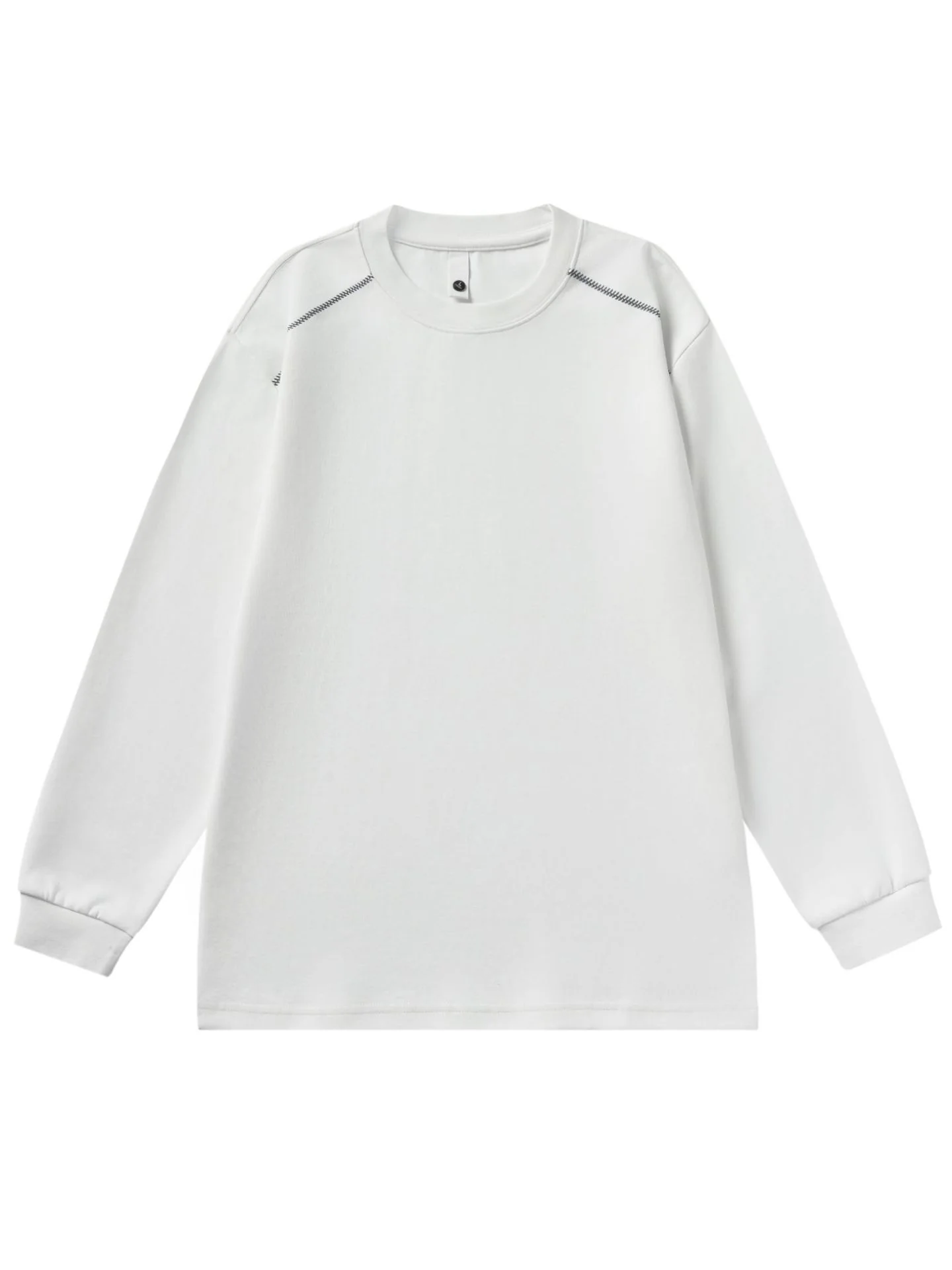 Crew Neck Loose-fit Sweatshirts&Hoodies - Image 3