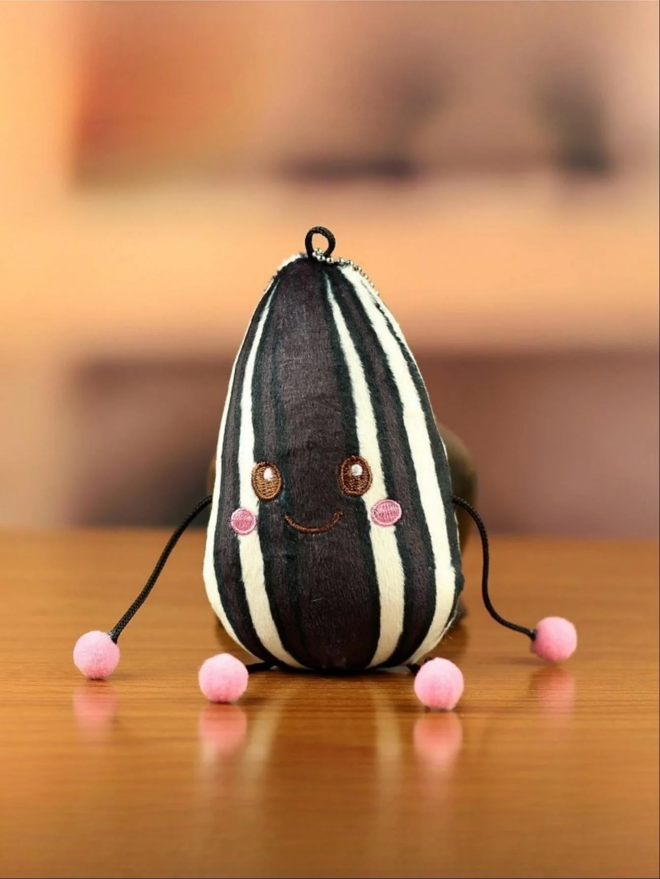 Plush Sunflower Seed Doll Keychain - Image 4