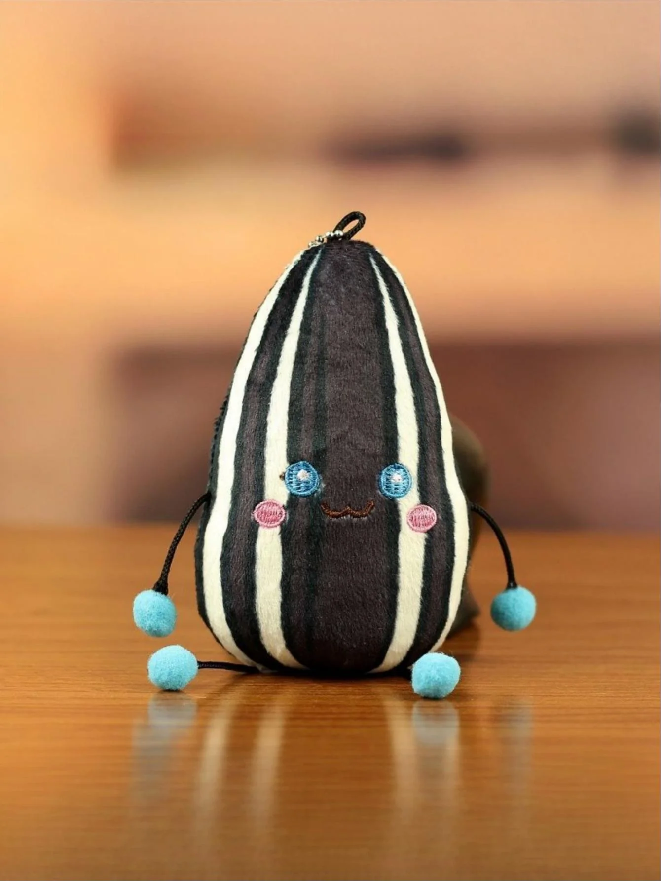 Plush Sunflower Seed Doll Keychain - Image 5