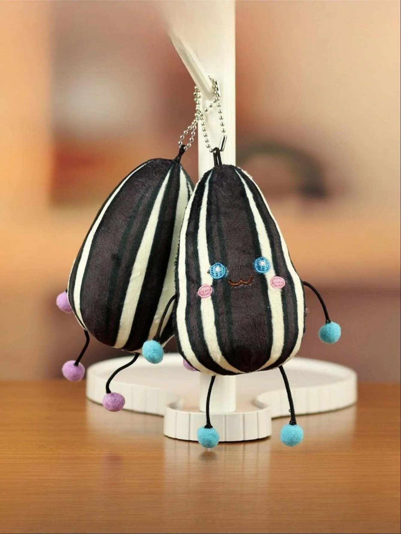 Plush Sunflower Seed Doll Keychain - Image 7