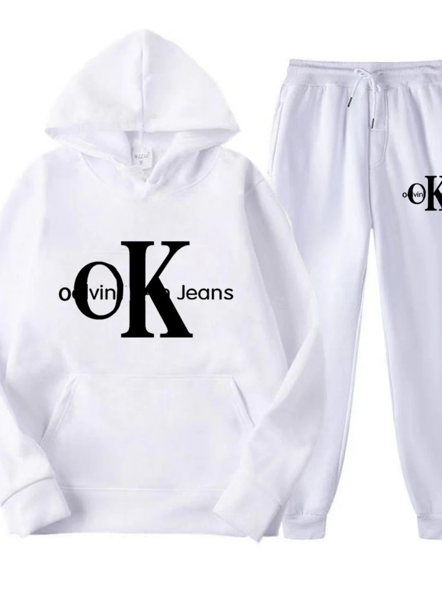 Sports Printed Hoodies Sweatpants 2-piece Sets - Image 6