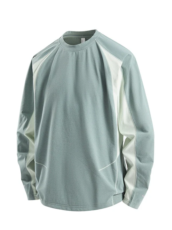 Quick-drying Sunscreen Loose-fit Color-blocked T-shirts - Image 8
