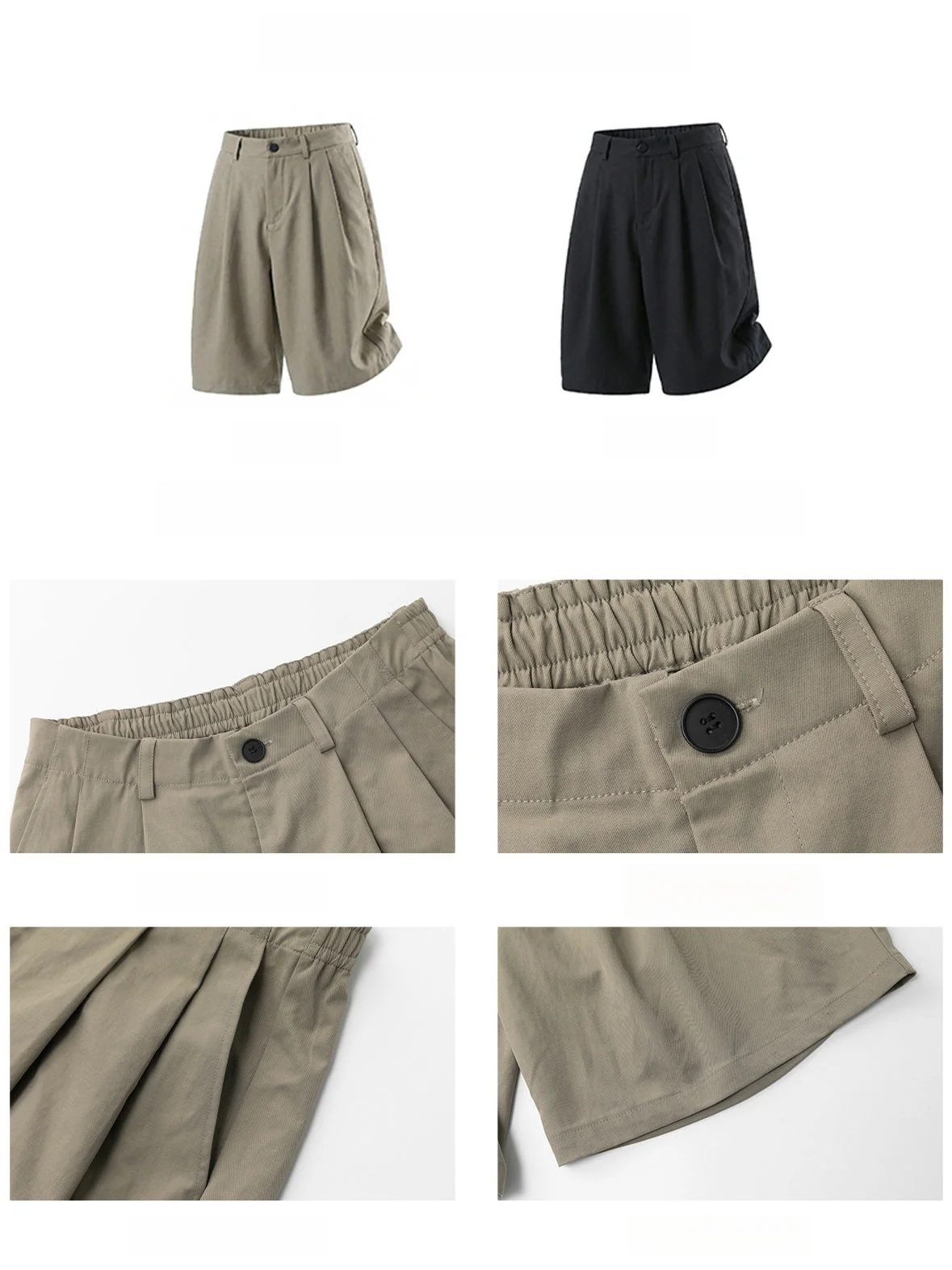 Gathering Loose-fit Six Points Shorts - Image 7