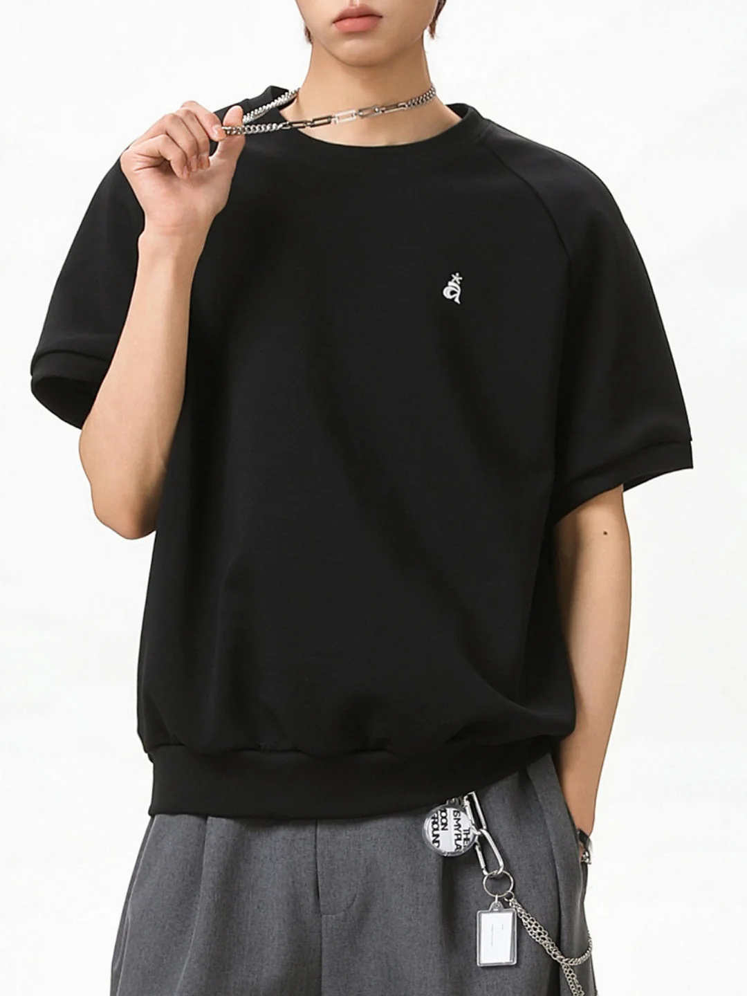 Color-blocked Embroidery T-shirts - Image 6
