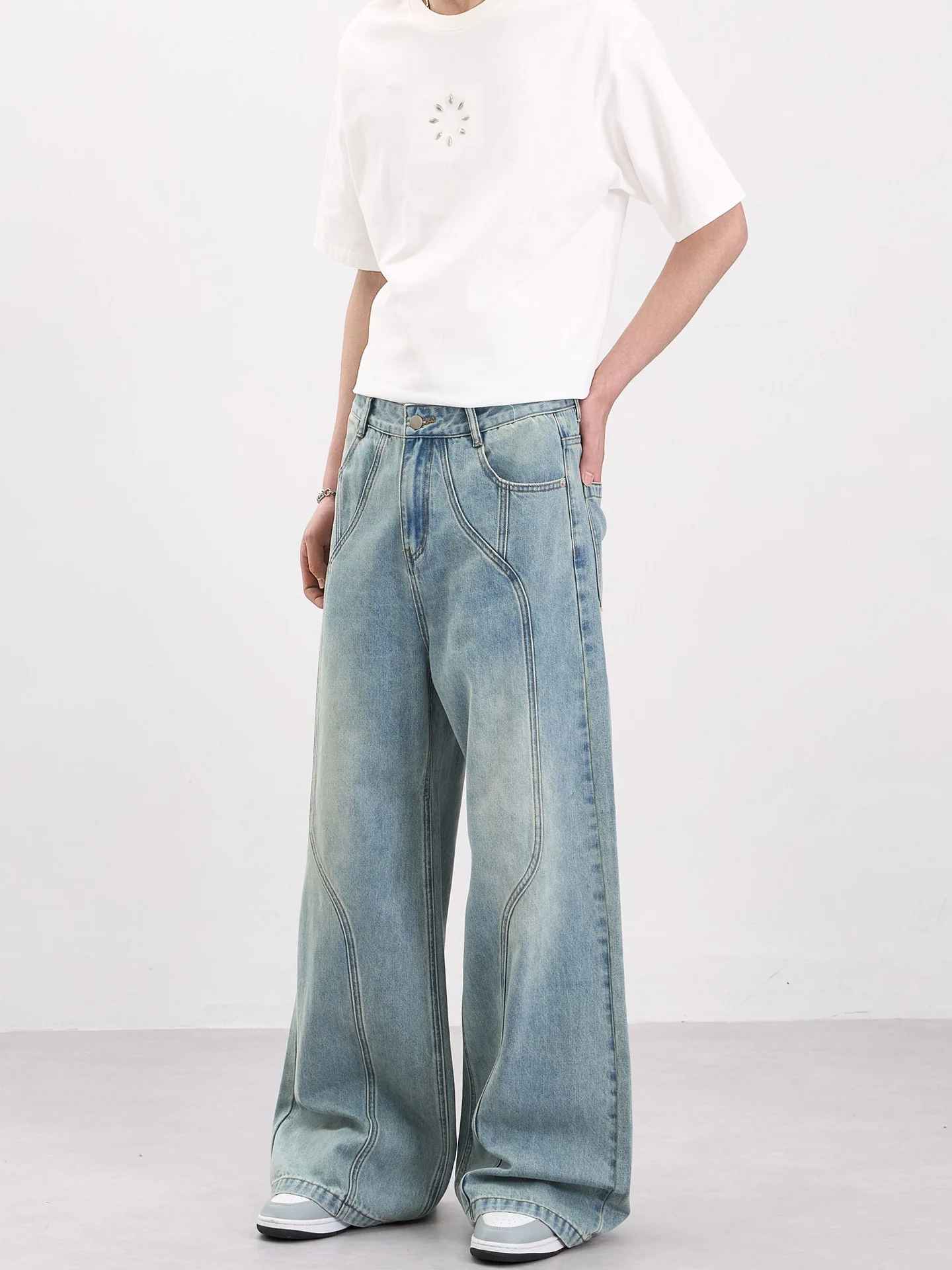 Deconstruction Type A Loose-fit Straight-fit Jeans - Image 2