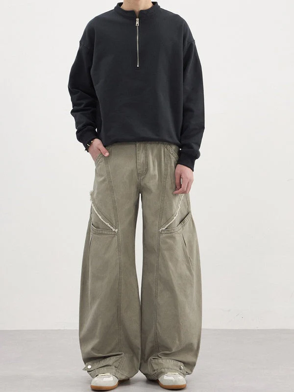 Baggy Profile Scimitar Cargo Trousers