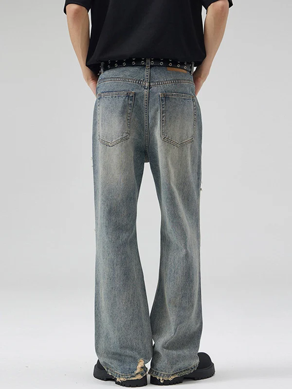 Hiphop Distressed Heavy Industry Hole Jeans - Image 4