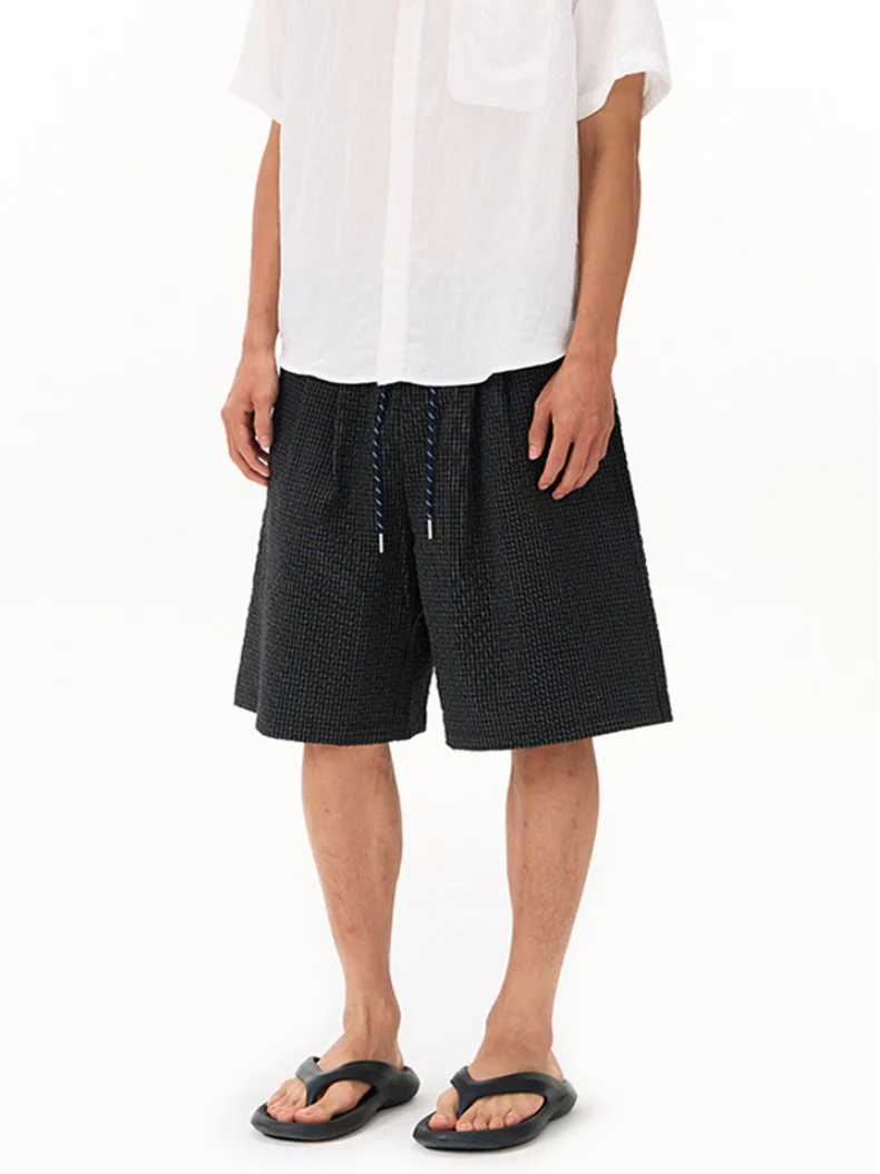 Plaid Loose-fit Five Points Shorts - Image 2