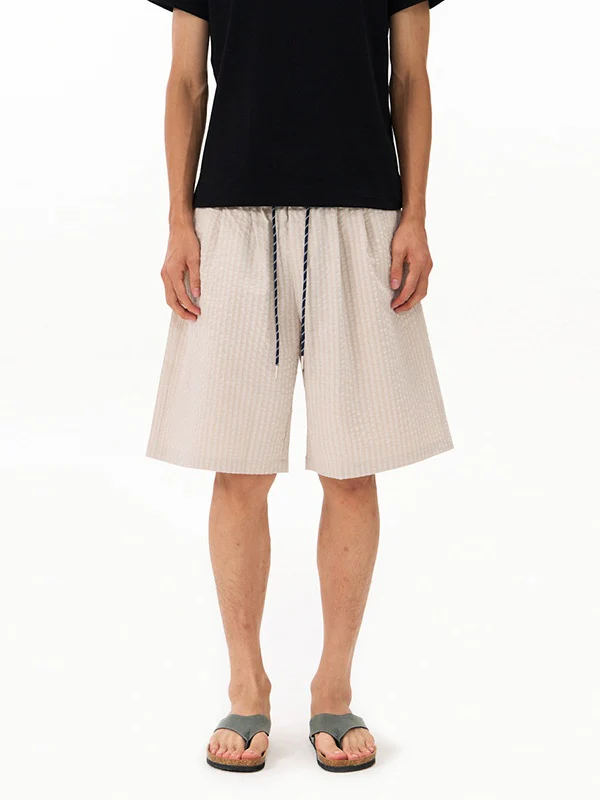 Plaid Loose-fit Five Points Shorts - Image 4