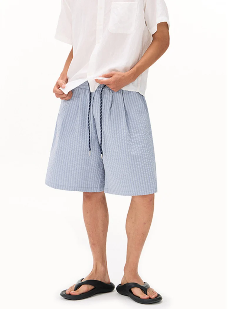 Plaid Loose-fit Five Points Shorts - Image 7