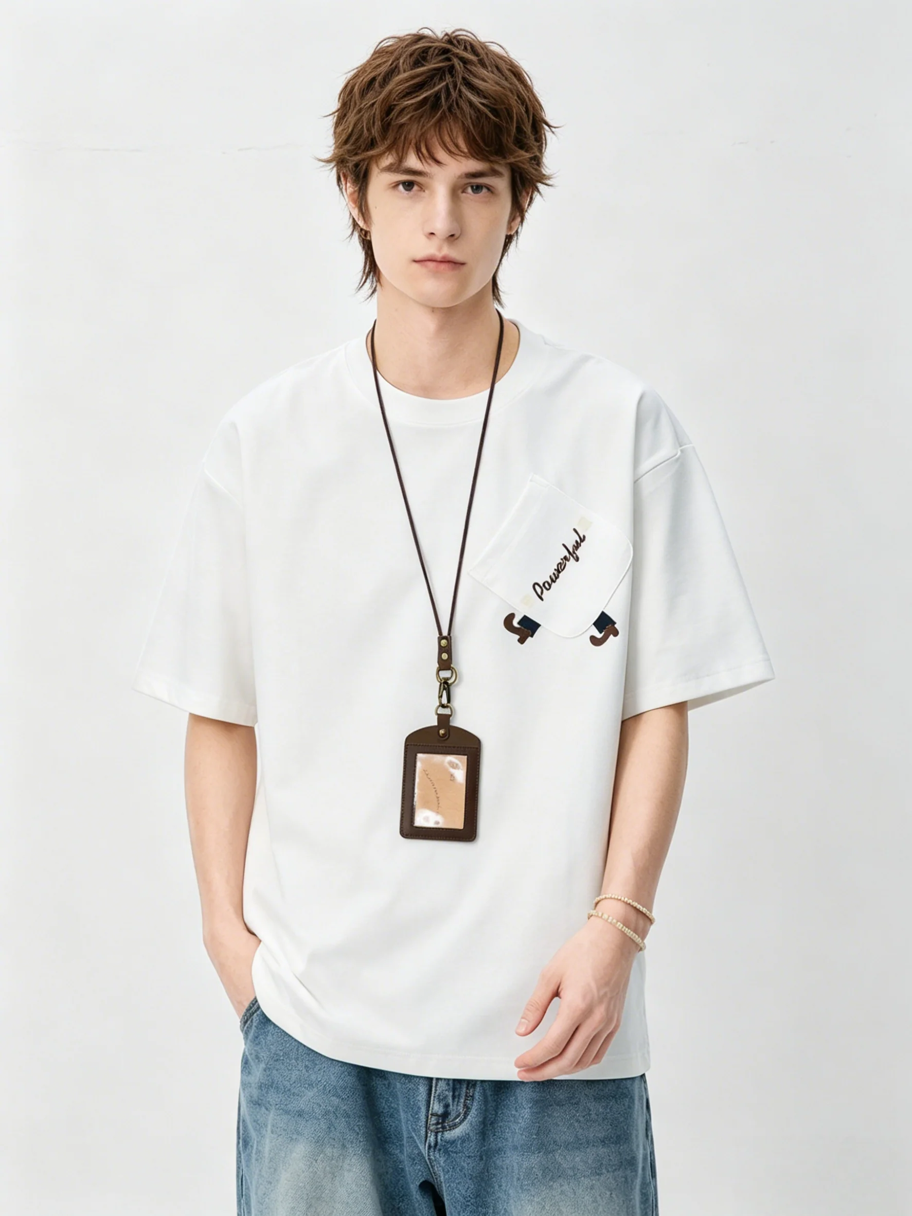 Embroidery Loose-fit T-shirts