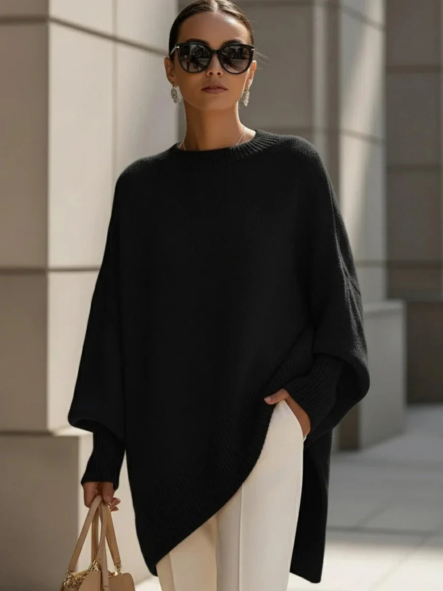 Loose-fit Lazy Longline Knitwear Sweaters - Image 3