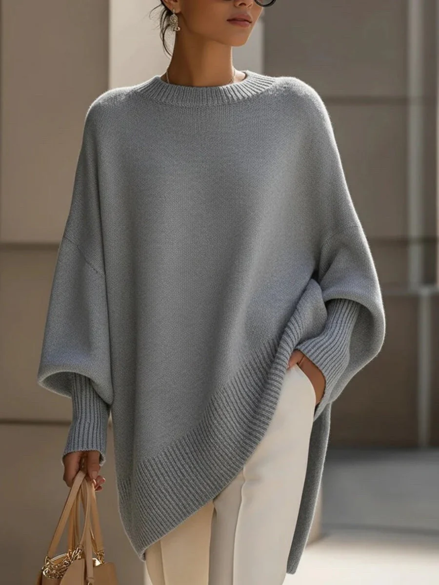 Loose-fit Lazy Longline Knitwear Sweaters - Image 5