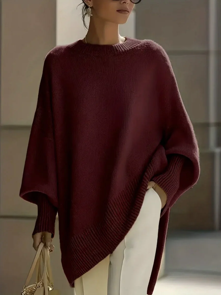 Loose-fit Lazy Longline Knitwear Sweaters - Image 6