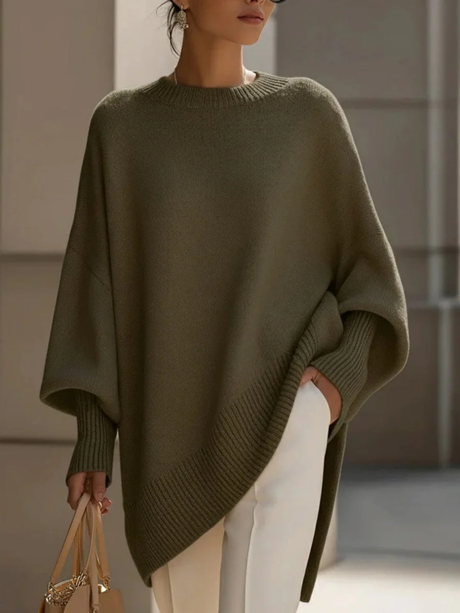 Loose-fit Lazy Longline Knitwear Sweaters - Image 8