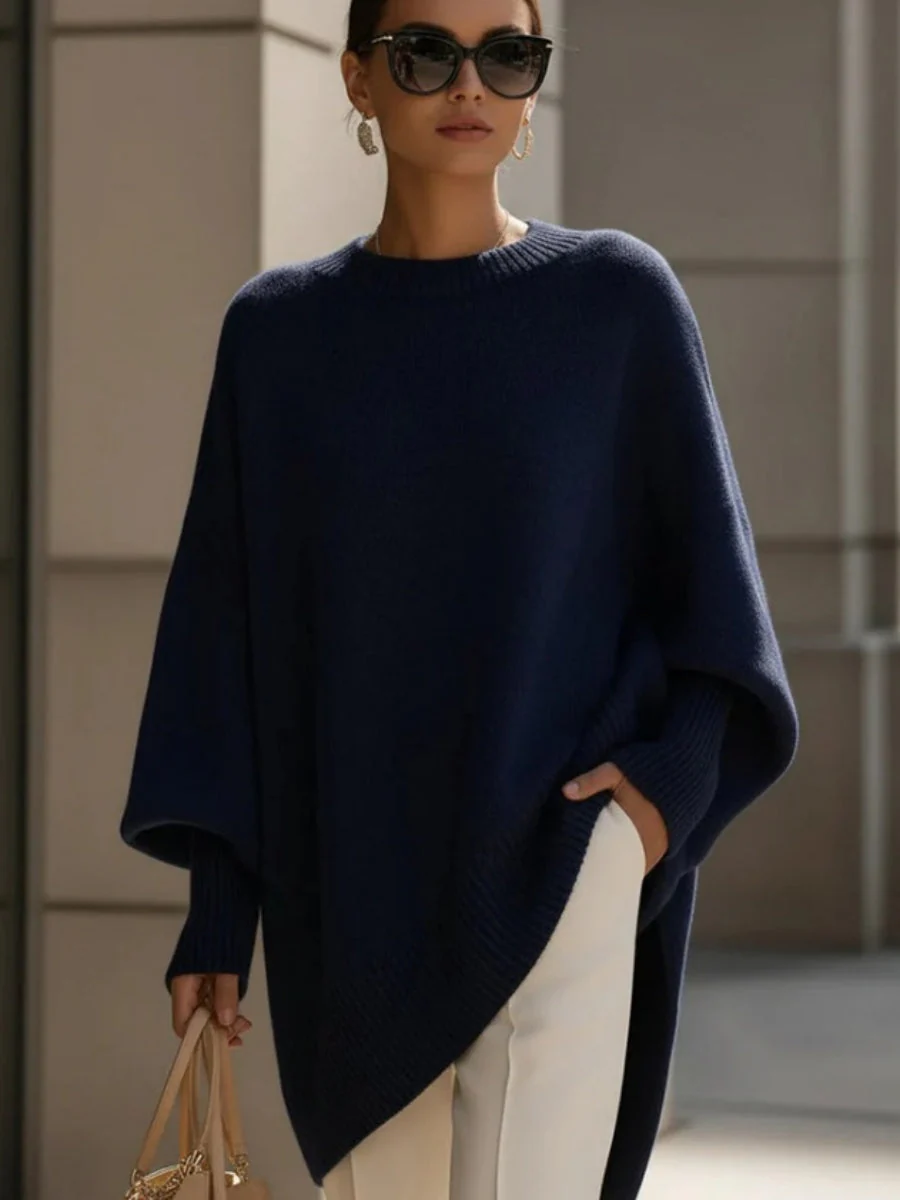 Loose-fit Lazy Longline Knitwear Sweaters - Image 9