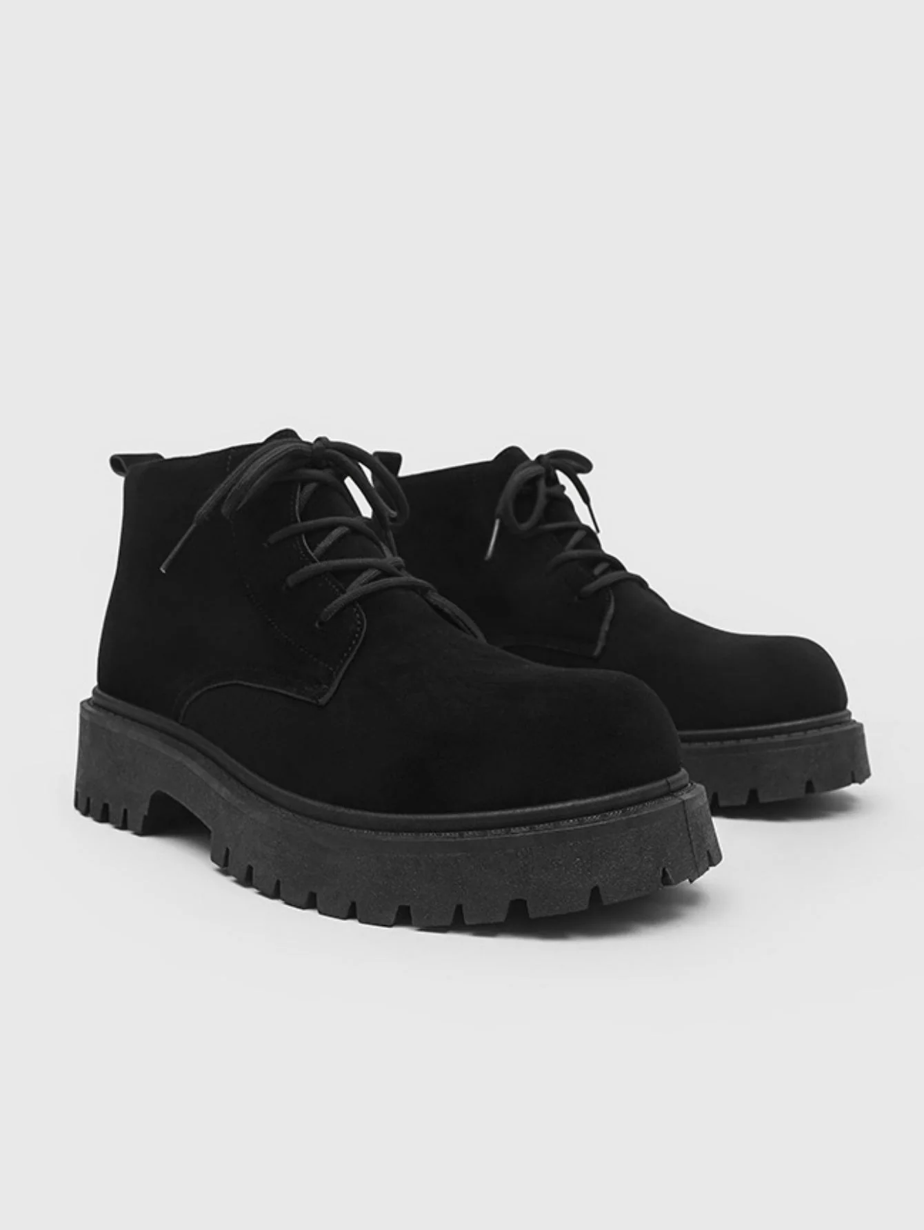Retro Suede Oversized Martin Boots - Image 14