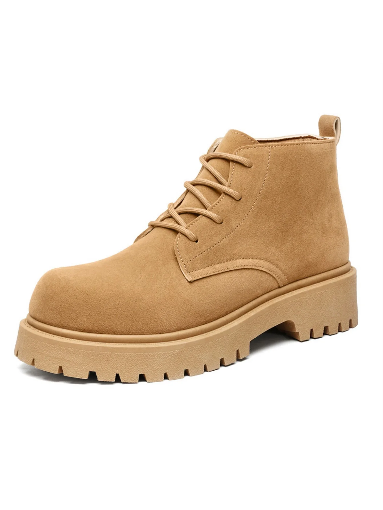 Retro Suede Oversized Martin Boots - Image 9