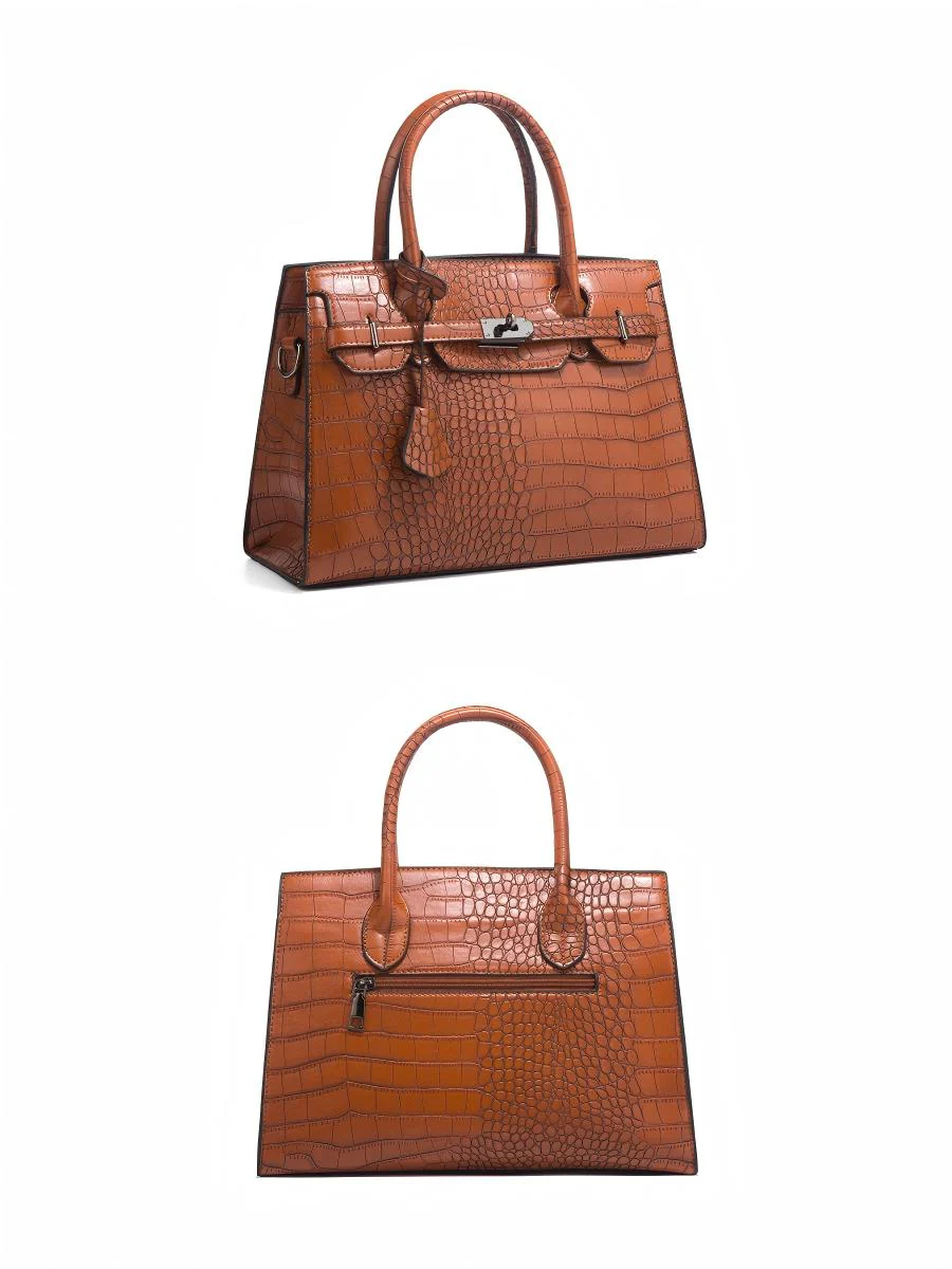 Crocodile-print Handbag 3-piece Set - Image 6