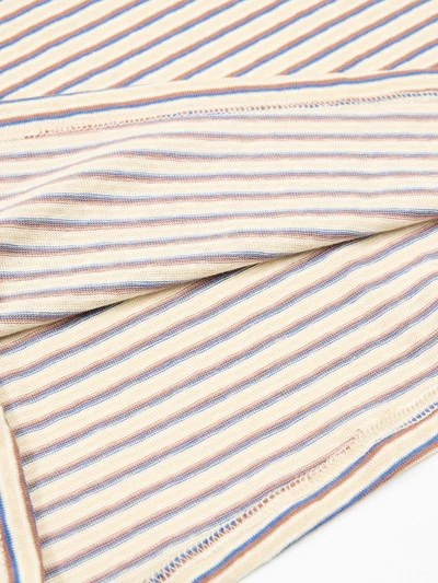 Retro Color-blocked Stripes Boxy POLO Shirt - Image 6