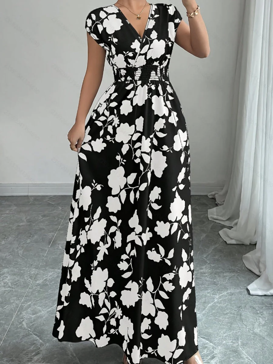 Hit Flowers Plants And Flowers Maxi Dresses - Image 24