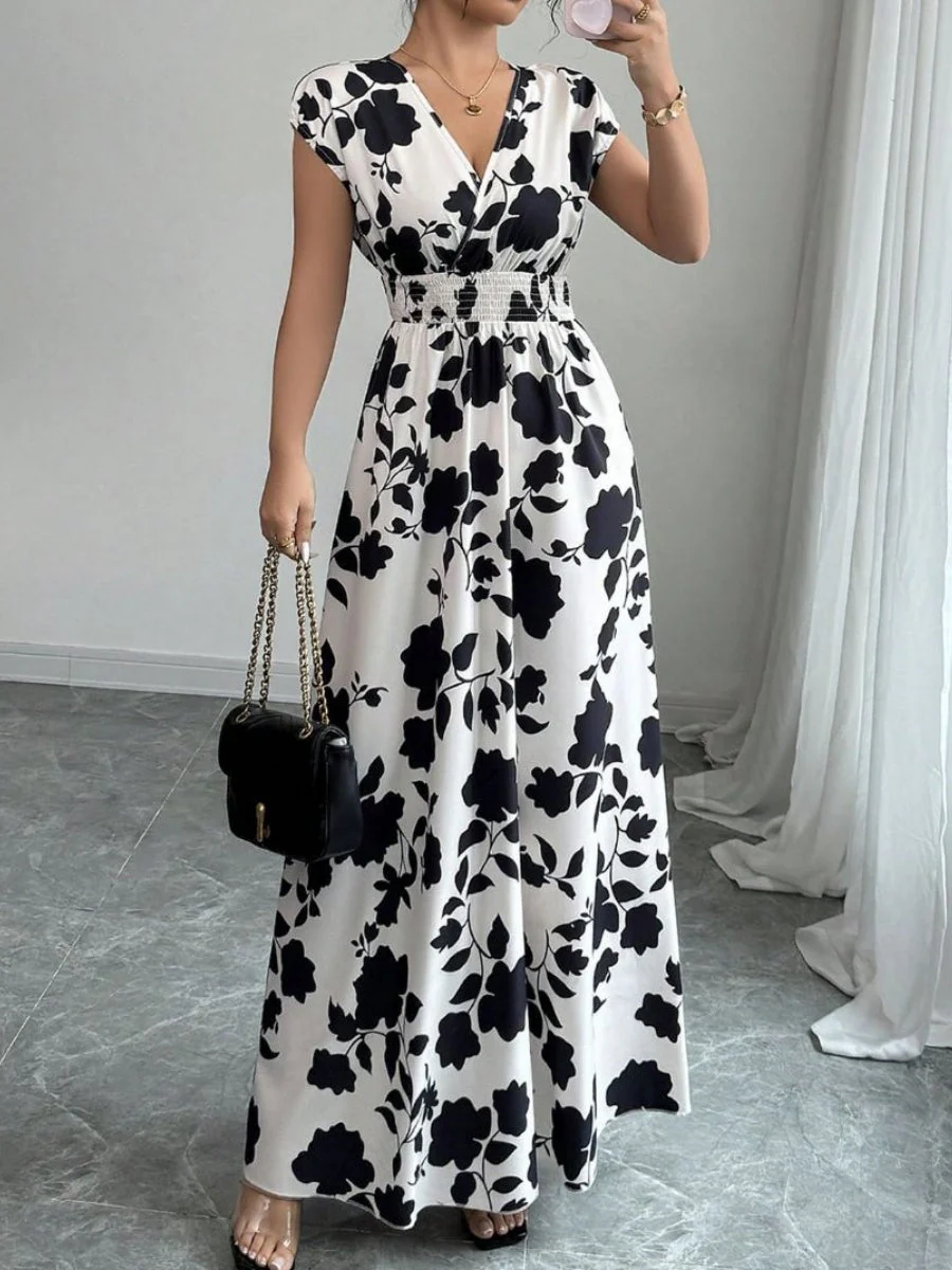 Hit Flowers Plants And Flowers Maxi Dresses - Image 4