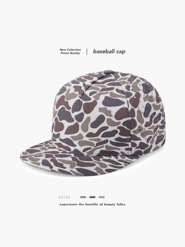 Retro Camouflage Unstructured Sunscreen Baseball Cap