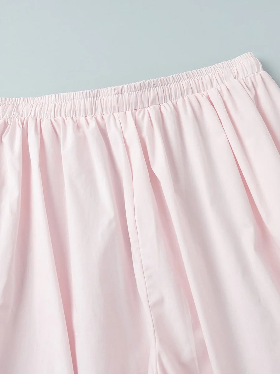 Pure Cotton Lantern Pants Color Loose-fit Comfort Pants - Image 22
