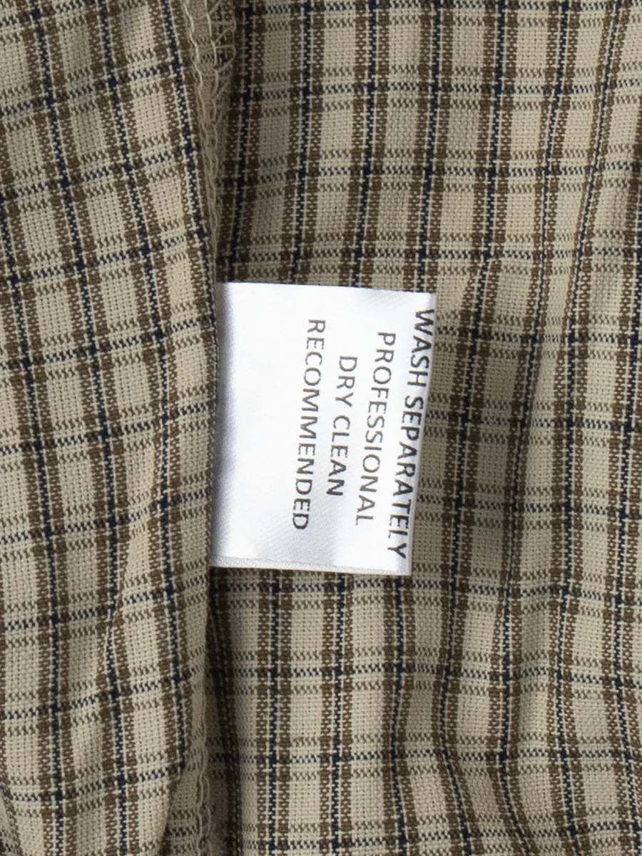 Cotton Blend Lantern Pants Plaid Breathable Leisure Pants - Image 12